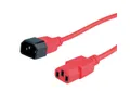 Produktbild: ROLINE Apparate-Verbindungskabel, IEC 320 C14 - C13 Stromkabel, IEC320 C14, Kaltgeräte, 10A Männlich (Stecker), IEC320 C13, Kaltgeräte, 10A Weiblich (Buchse) (80.0 cm)