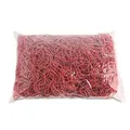 Produktbild: Office-Products Gummibänder 18105019-04, Länge 80mm, Breite 1,5mm, rot, 1000g