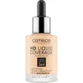 Produktbild: Catrice HD Liquid Coverage Foundation, Nr. 002, Nude, langanhaltend, mattierend, matt, für unreine Haut, vegan, ölfrei, wasserfest, ohne Alkohol, 1er Pack (30ml)