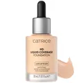 Produktbild: CATRICE HD Liquid Coverage Foundation 002 Porcelain Beige – Hohe Deckkraft oh...