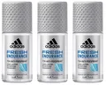Produktbild: ✅ ADIDAS Fresh Endurance Roll On Deo Roller Herren Anti Transpirant 3x 50ml ✅