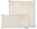 Produktbild: Kopfkissen 80x80 Lyocell Lyocell Kissen höhenverstellbar Baumwolle kbA waschbar