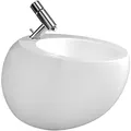 Produktbild: LAUFEN Alessi one Wand-Bidet, 1 Hahnloch, 390x585mm, verdeckter Überlauf, H8309714003041, Farbe: Weiß mit LCC
