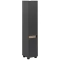 Produktbild: home24 Hochschrank Cosmo, Anthrazit, Eiche, Kunststoff, 3 Fächer, 30.2x164.5x33 cm, stehend, Badezimmer, Badezimmerschränke, Hochschränke