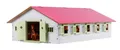 Produktbild: Pferdestall Van Manen Rosa 9 Pferdeboxen 62 x 43 x 22 cm KidsGlobe 610188 1:32