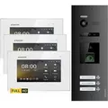 Produktbild: Balter EVO-HD Video Türsprechanlage mit Fingerprint, Video Türklingel, 3 Familienhaus, 2X 7 Zoll Monitore, Türklingel mit Kamera Full HD, 2 Draht