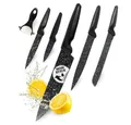 Produktbild: GOURMETmaxx Messer-Set 6-tlg., Küchenmesser-Set (6-tlg), für müheloses Schneiden von Gemüse, Fleisch, Fisch, Brot