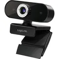 Produktbild: LogiLink Webcam Pro, UA0371, schwarz, USB-A, mit Mikrofon, Full-HD (1080p)