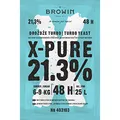 Produktbild: BROWIN® Turbo X-Pure Hefe 403103 | qualitative Gärhefe bis 21,3% Alkohol in 48h | für 25 L, für 6-9 kg Zucker, 135 g