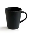 Produktbild: Home4You Becher BAILO, Kaffeebecher, Schwarz, 440 ml, Steingut