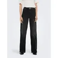 Produktbild: JDY High-waist-Jeans JDYFELINA-FINA HW WIDE BLK JEANSDNM NOOS schwarz XS (34)
