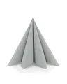 Produktbild: Sovie HOME Serviette in SILBER (einseitig farbig) aus Linclass Airlaid, 40 x 40cm, 1/4 Falz, 12 Stück, elegante Einweg-Servietten für festliche Anlässe
