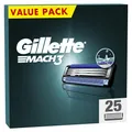 Produktbild: Gillette Mach3 Rasierklingen für Rasierer, 25 Ersatzklingen für Nassrasierer Herren mit 3-fach Klinge