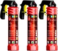 Produktbild: F-Exx 8.0 C - 3er Pack Auto-Feuerlöscher ohne Treibgas mit Frostschutz von -20° bis +70° C Made in Germany