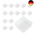Produktbild: WYAN 15 Stück Plastik Transparent Aufbewahrungsbox,mit Deckel,für Kleine P