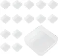 Produktbild: Aufbewahrungsbox Transparent 15 Stück mit Deckel für Perlen Schmuck Schrauben