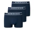 Produktbild: 3 Schiesser Shorts mit Bio-Baumwolle - Herren - Gr. L/6 - dunkelblau