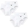 Produktbild: Schiesser Herren Sport Slip Essentials 4er Pack, Farbe:Weiß (100);Größe:9/3XL