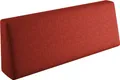 Produktbild: sunnypillow Palettenkissen mit abnehmbarem Bezug Kaltschaum Palettenauflage Palettenpolster Palettensofa Sitzkissen Rückenlehne Indoor Outdoor Rückenkissen 120x40x20/10cm Rot