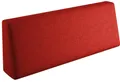 Produktbild: sunnypillow Rückenkissen Palettenkissen mit abnehmbarem Bezug Rückenkissen 120x40x20/10cm, Rot
