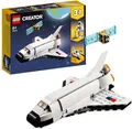 Produktbild: LEGO 31134 Creator 3in1 Spaceshuttle Spielzeug zum Astronauten zum Raumschiff, Konstruktionsspielzeug für Kinder, Jungen, Mädchen ab 6 Jahren, kreative Geschenkidee