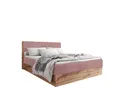 Produktbild: AN FURNITURE STORE Boxspringbett Boxspringbett TESSA in Stoff Cord, hochwertiger Topper aus hochelastischem Schaumstoff