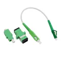 Produktbild: LC/APC-SC/APC Glasfaser-Patchkabel – Singlemode Simplex Jumper mit Adaptern u...