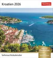 Produktbild: Kroatien Sehnsuchtskalender 2026 - Wochenkalender mit 53 Postkarten: Malerische Orte und die schönsten Landschaften Kroatiens im ... oder Aufhängen (Sehnsuchtskalender Harenberg)