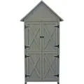 Produktbild: Gartenschrank ''Lena'', Grau, 84 X 45 X 178 Cm - Habau