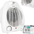 Produktbild: Teesa TSA8025 Heizlüfter 3 Funktionsmodi, 2 Heizstufen (1000W, 2000W), einstellbarer Thermostat, Überhitzungsschutz, weiß