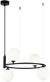 Produktbild: Weiß Schwarz Moderne Hängelampe Pendelleuchte 4xG9/25W IP20 39x43,5x184 [cm]