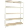 Produktbild: PROREGAL Schwerlastregal Wood Beast Five HxBxT 200 x 210 x 90 cm Fachlast 500 kg Weiß