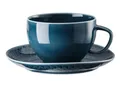 Produktbild: Rosenthal Tasse Junto Ocean Blue Teetasse mit Untertasse Set2, Porzellan