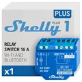 Produktbild: Shelly Plus 1 Wlan Bluetooth Smart Relais Schalter Hausautomation DIY Steuerung