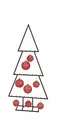 Produktbild: Spetebo Metall Tannenbaum für Zierschmuck - 77 cm - Deko Weihnachtsbaum Tanne schwarz Design Baum für Christbaumkugeln