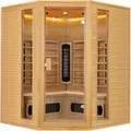 Produktbild: Artsauna Infrarotkabine Wärmekabine Nyborg E150K mit Keramik Flächenstrahler und Hemlockholz