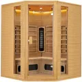 Produktbild: Artsauna Infrarotkabine, Natur, Holz, 150x190x150 cm, Freizeit, Wellness, Infrarotkabinen