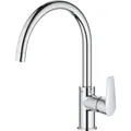 Produktbild: Grohe StartEdge Küchenarmatur, hoher Auslauf, schwenkbar, Schnell-Montage-System, chrom (30529001)