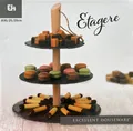 Produktbild: Schiefer Servierregal Servierständer Etagere Ständer 3 Etagen Ø30/25/20/H36cm