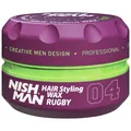 Produktbild: Nishman Hair Wax 04 Rugby 150ml Haarpomade auf Wasserbasis für alle Haartypen