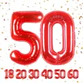 Produktbild: ballonluftballon 50 jahre | Rot 50 ballons-40