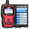 Produktbild: ANCEL VD500 OBD2 Diagnosegerät für VW/für Audi/für Skoda/für Seat, Fehlercodes Auslesen und Löschen Motor EPB ABS SRS OBD Öl TPS Zurücksetzen Reset Tool in Deutsch