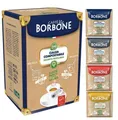 Produktbild: 200 Kaffeepads Bourbon 4 Geschmacksmischung Gold Blau Rot Schwarz 44 mm ESE