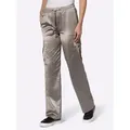 Produktbild: Cargohose HEINE, Damen, Gr. 38, Normalgrößen, grau (taupe), 97% Polyester, 3% Elasthan, unifarben, Hosen Cargohose