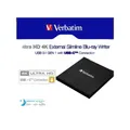 Produktbild: Verbatim Ultra HD 4K Laufwerk BDXL Writer 6x USB-C Schwarz