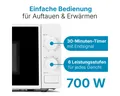 Produktbild: CLATRONIC Mikrowelle MW 791, Mikrowelle, 700 Watt, 6 Stufen, 20 Liter