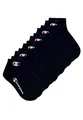Produktbild: Champion 6 Paar Quarter Socken Gr. 35-46 Unisex Sneaker Kurzsocken, Farbe:200 - black, Socken & Strümpfe:39-42