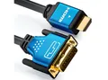 Produktbild: deleyCON deleyCON Premium HQ HDMI zu DVI Kabel High Speed - [1,5m] HDMI-Kabel