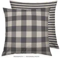 Produktbild: TOM TAILOR HOME Kissenbezüge new bedroom, Classic Check, 40x40cm oder 40x80cm, (1 Stück), Wendedesign mit Markenreißverschluss