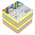 Produktbild: Westcott Notizzettel bunt 750 Blatt Nachfüllpack | Notizblock mit 9 x 9 cm großen Blättern in 5 Neon Farben | Nachfüllset für Spenderbox | FSC-zertifiziertes Papier 75g/m² | E-1733229 00